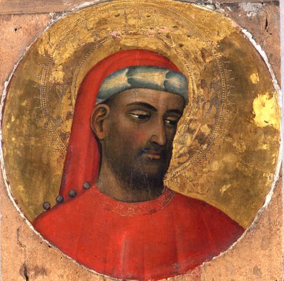 Tondo with a Portrait of St. Cosmos, before 1420 by Piero di Alvaro